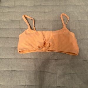 Billabong Apricot Ribbed Bikini Top